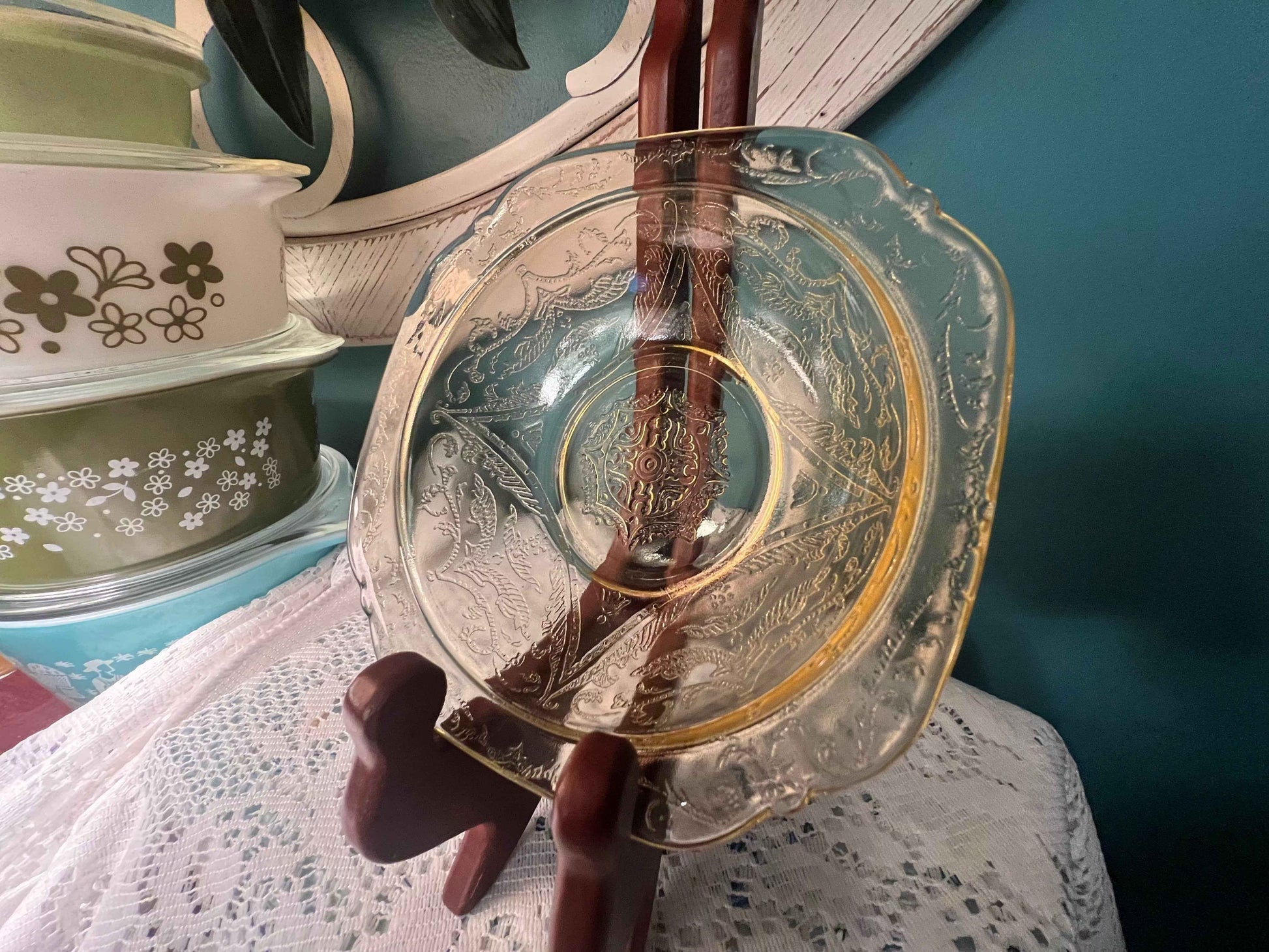 Vintage Federal Glass Amber Soup Bowl | Madrid | Collectible Yellow Depression Glass