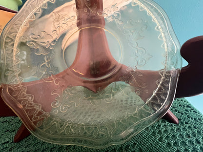 Antique Federal Glass amber yellow tableware for collectors