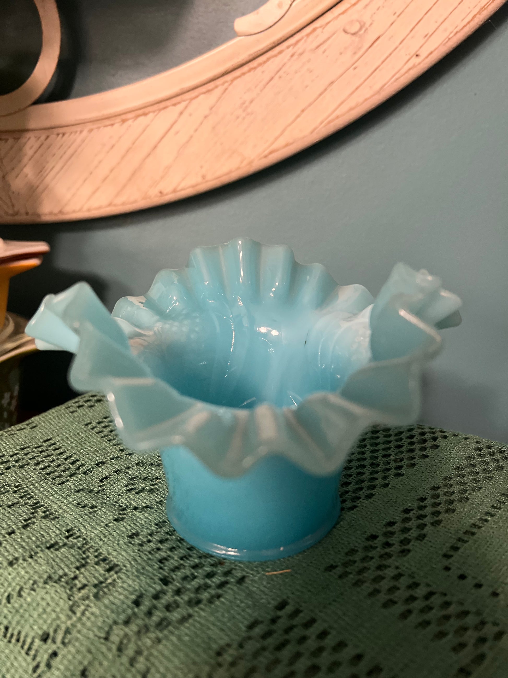 Vintage Fenton glass vase