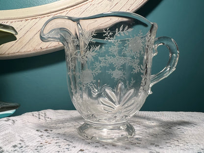 Fostoria Chintz creamer