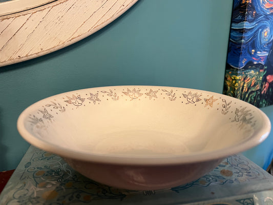 22K gilded serving bowl