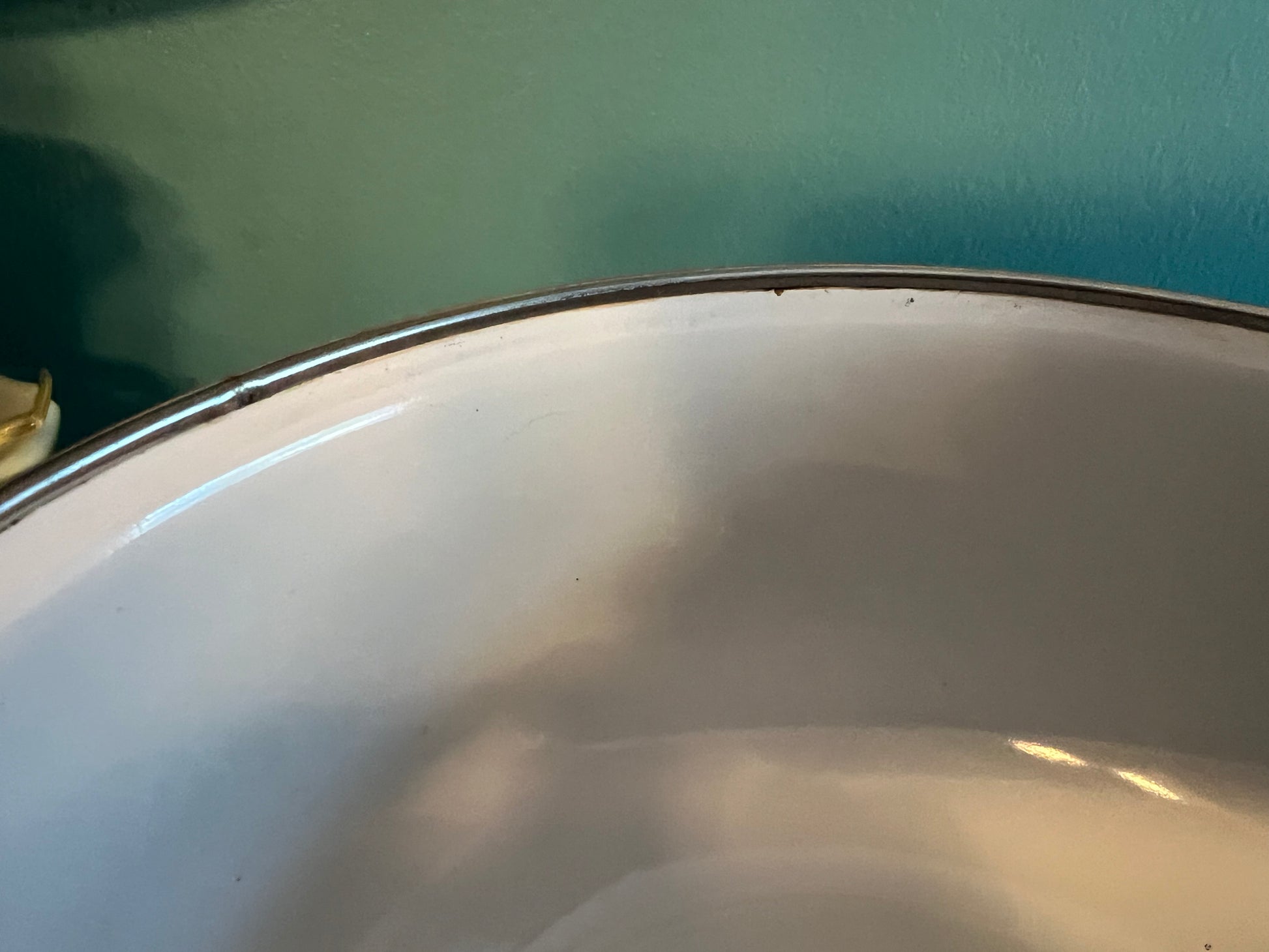 Vintage enamelware mixing bowl