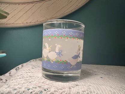 Vintage Goose Tea Light Candle Holder | Small Votive | Collectible Glassware