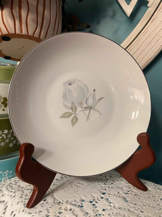 Johann Haviland Blue Rose Coupe Soup Bowl (JOH2) - Set of 4 | Vintage Bavaria China | 7 5/8"