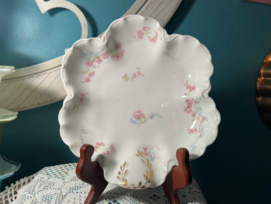 Vintage Haviland Limoges Candy Dish | French Porcelain Bonbon Bowl | 6.5”