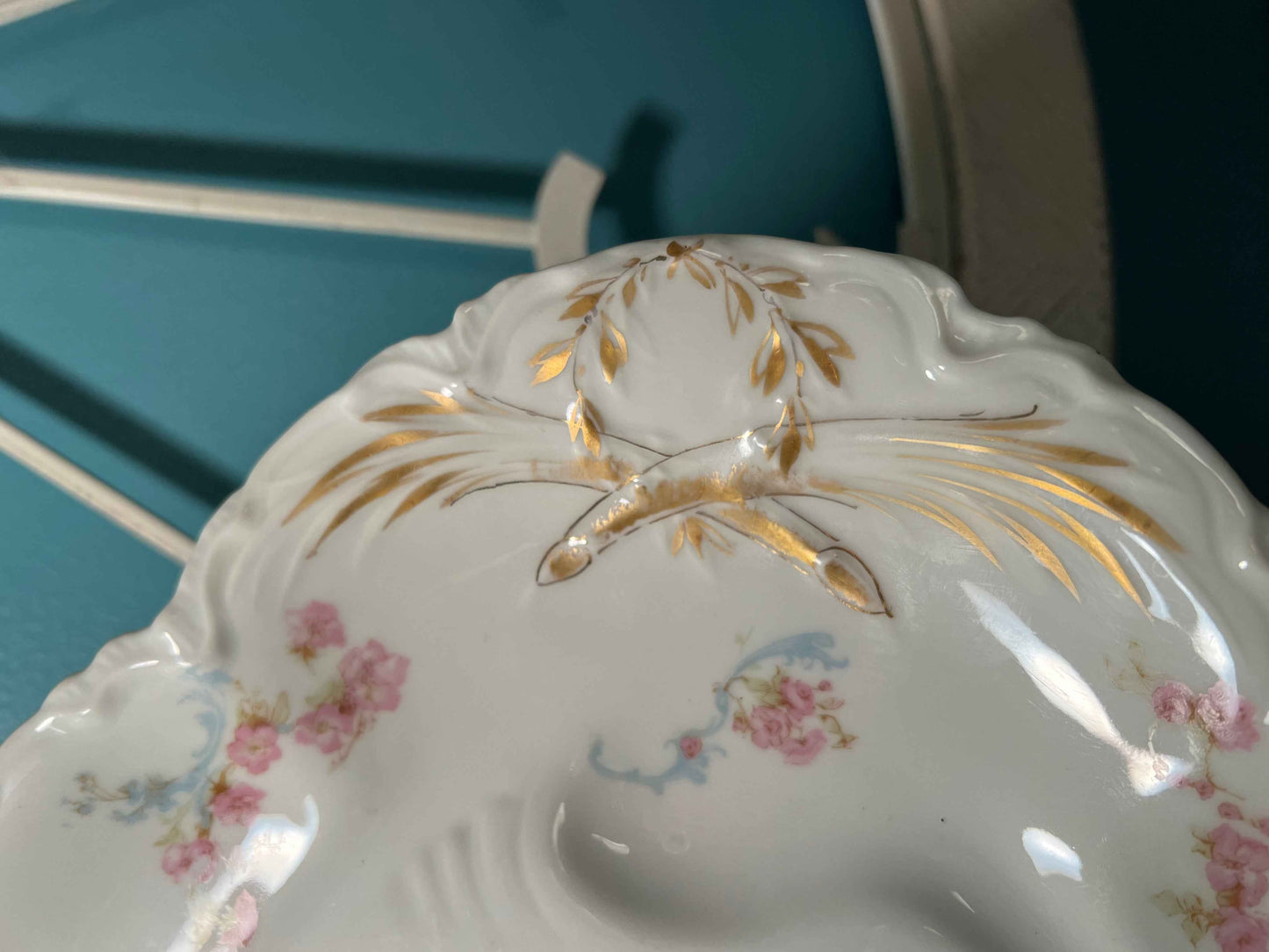 Vintage Haviland Limoges Oval Serving Platter | 15” | Schleiger 63B French Porcelain