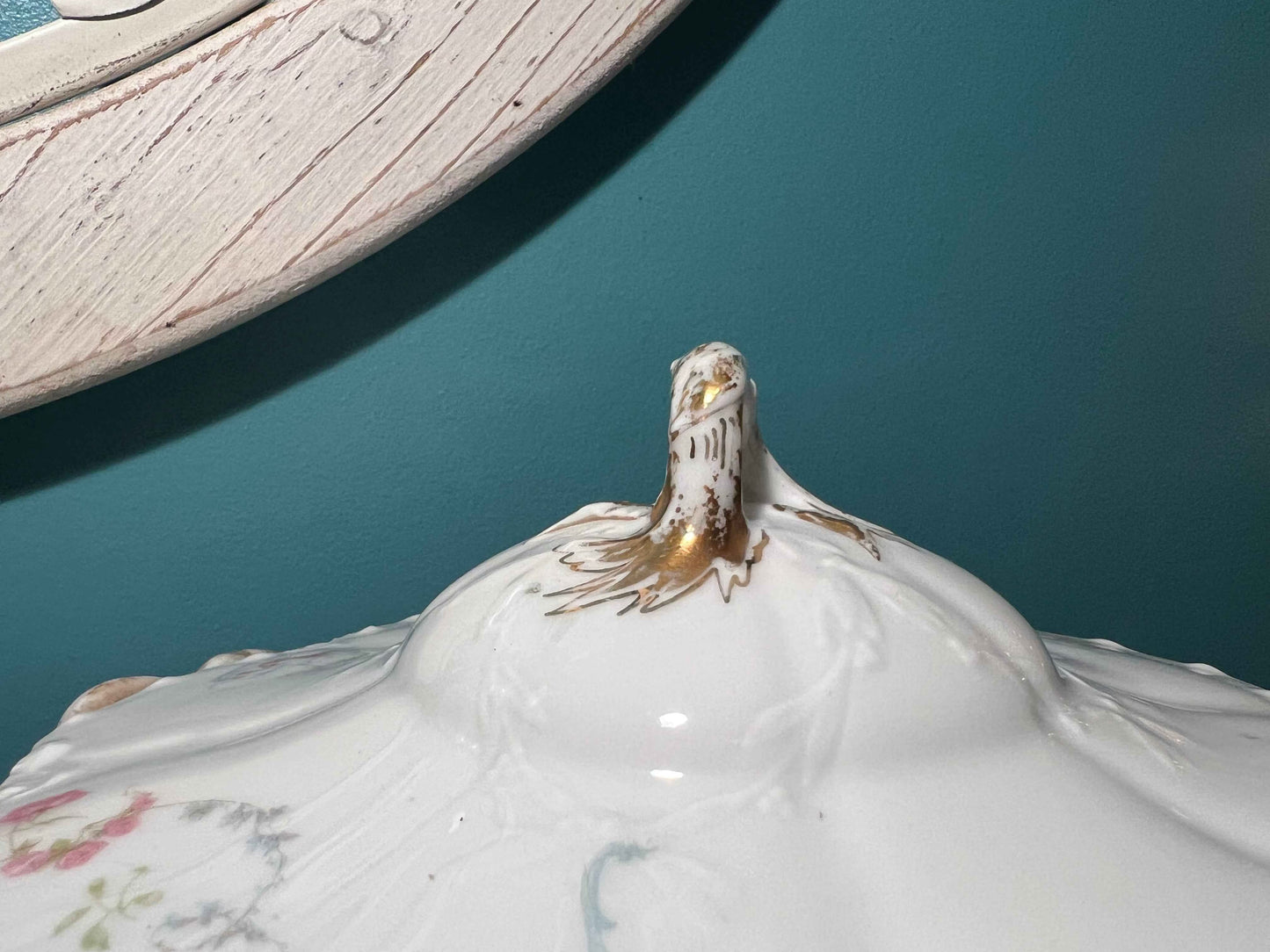 Vintage Haviland Limoges Covered Serving Dish | French Porcelain Bowl | 10”
