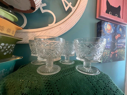 Vintage Hazel-Atlas Big Top Glasses | Collectible Glassware | Mid-Century Drinkware