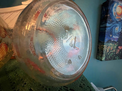 Vintage Spice of Life Canister Set by Arc of France – French Kitchen Glass Storage Jars – Set of 2 (1L & ¾L) – 1970s French Country Kitchen Decor