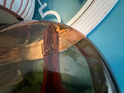 Vintage mid-century kitchen glass casserole dish Anchor Hocking