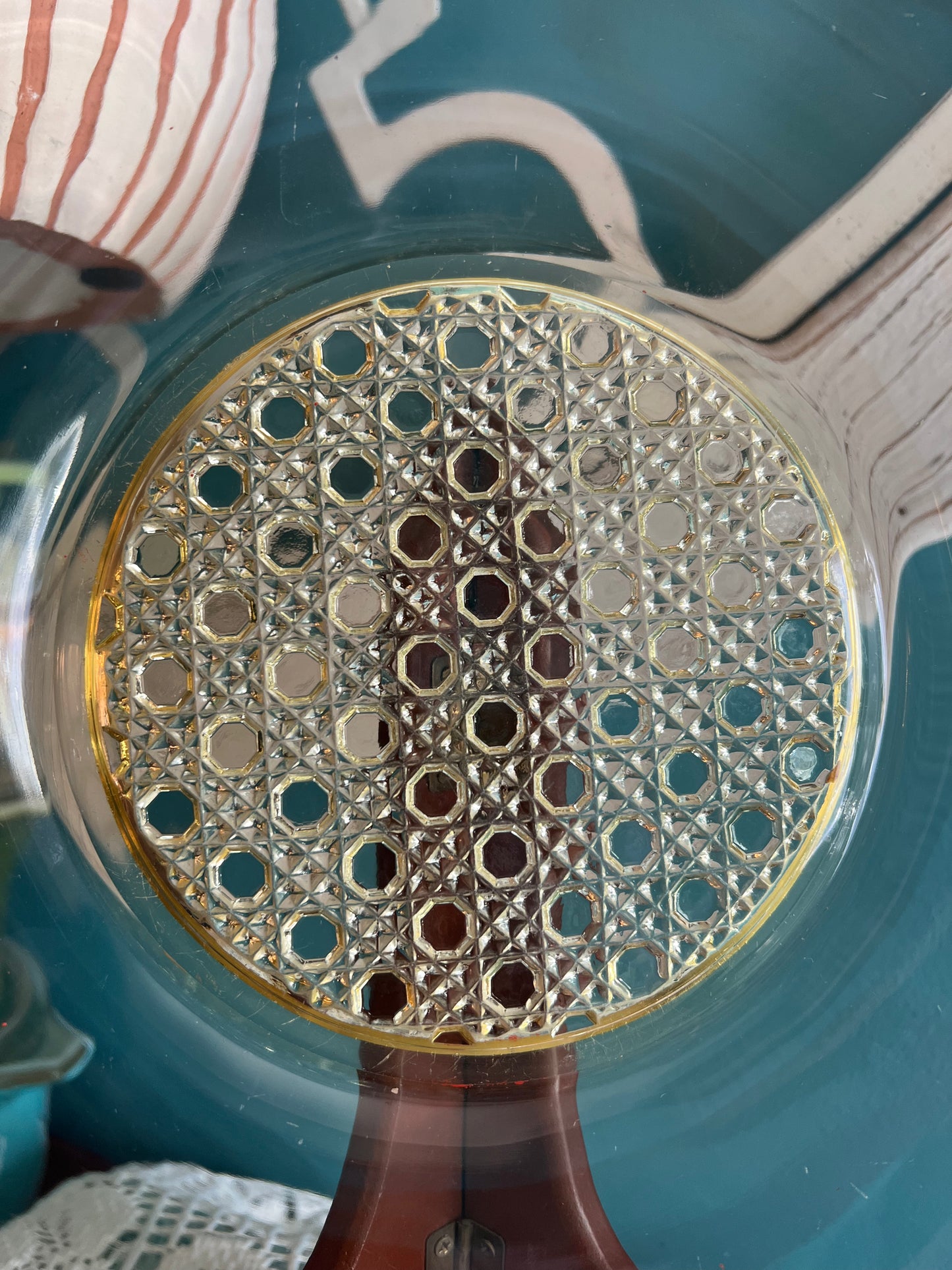 Vintage Lancaster Yellow Depression Glass Tray with Handles – 12.5" x 10.75" - Dusty Treasures