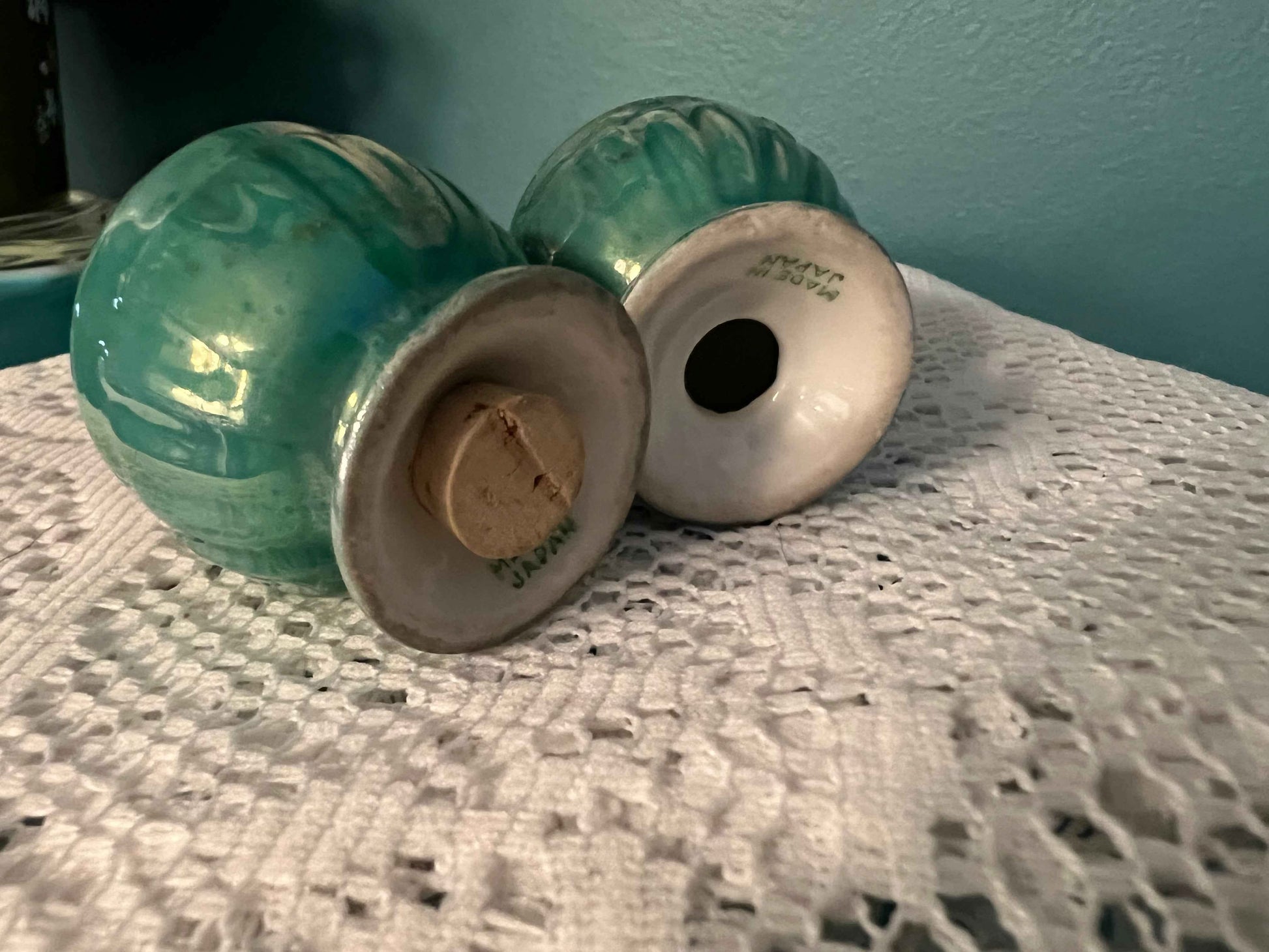 Vintage Lusterware Cherry Blossom Salt & Pepper Shakers | Made in Japan | Vintage Kitchenware