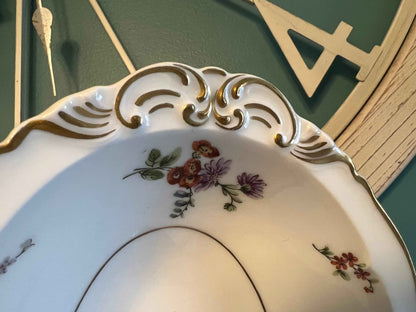 Haviland Chantilly Oval Vegetable Bowl | Limoges China Floral Platter