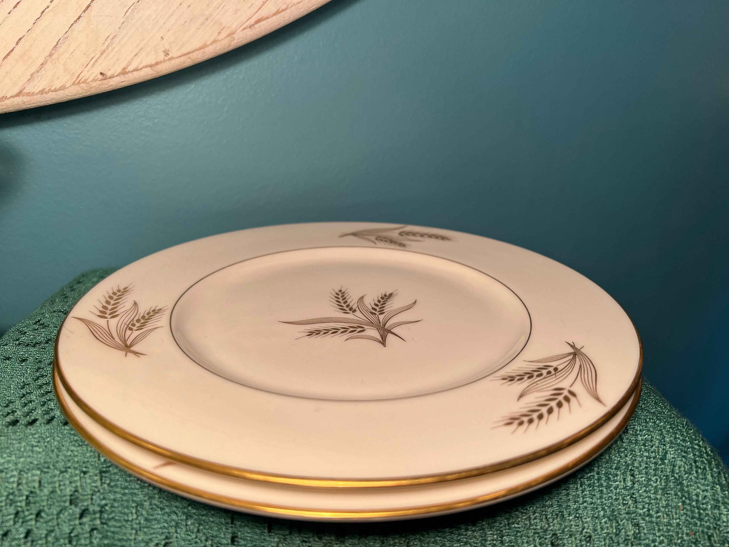 Lenox Harvest (R-441) Bread & Butter Plates – Set of 2 | Collectible Fine China | Vintage Tableware