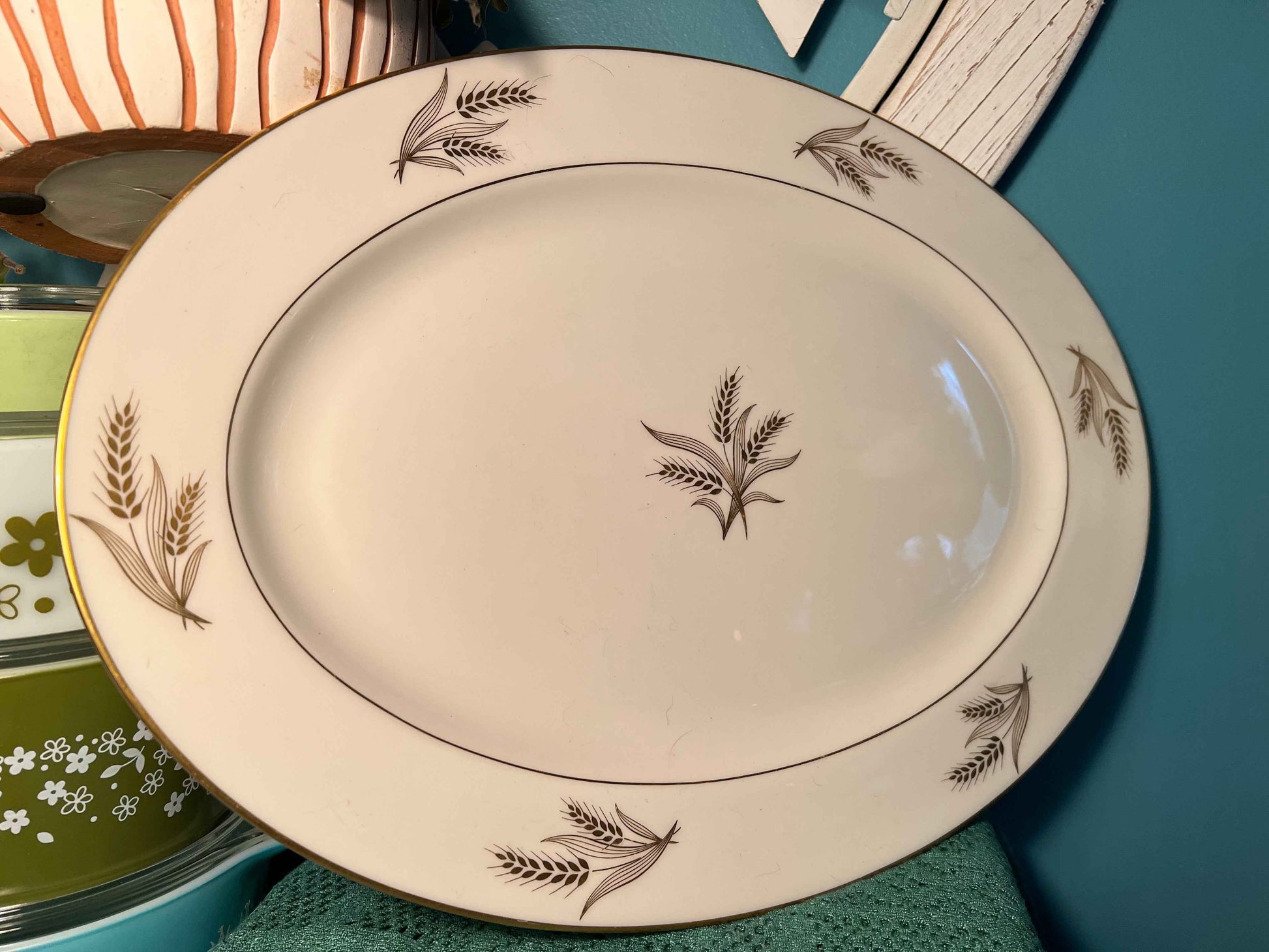 Lenox Harvest (R-441) 16" Serving Platter | Collectible Fine China | Vintage Tableware
