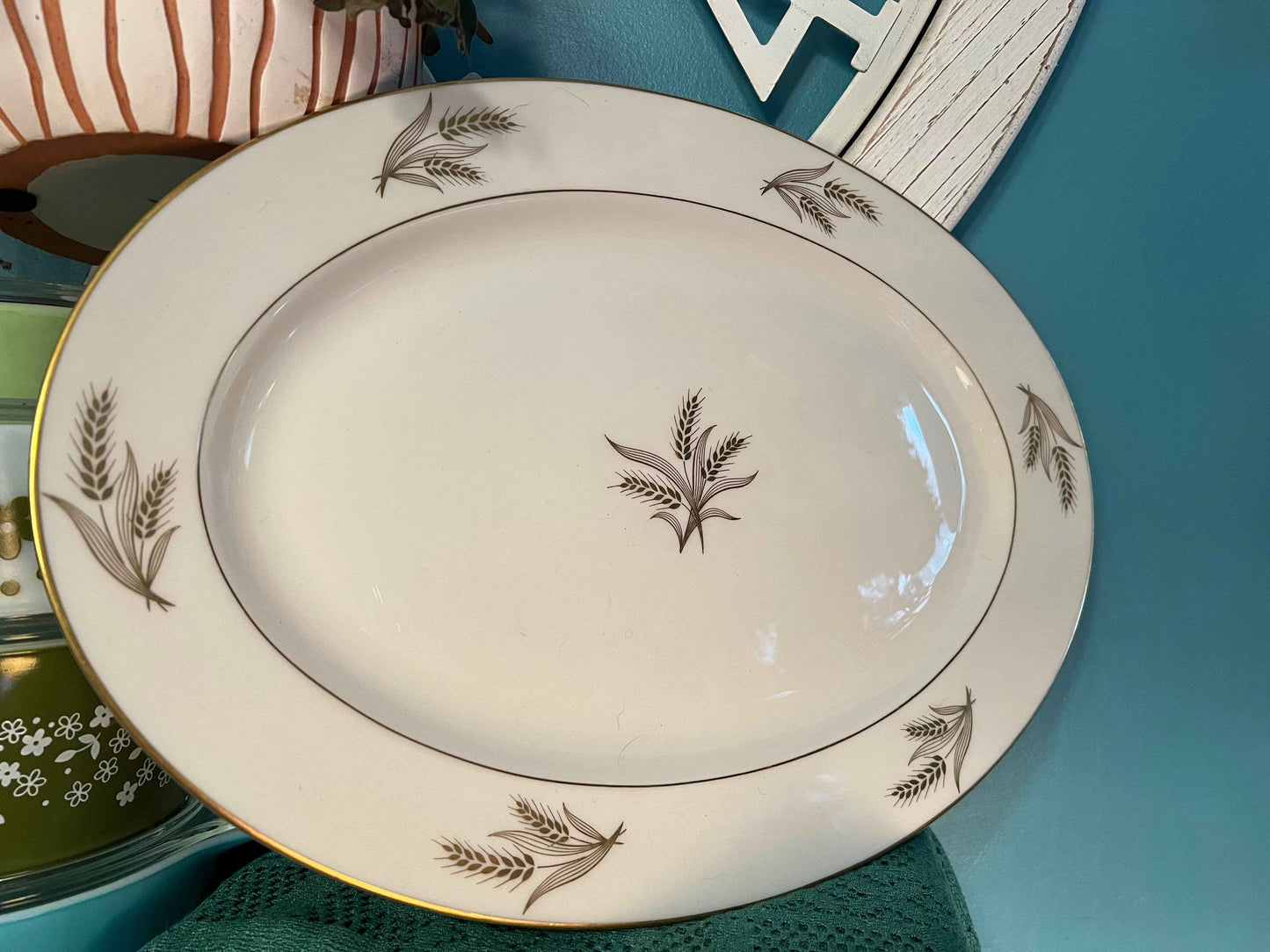 Lenox Harvest (R-441) 16" Serving Platter | Collectible Fine China | Vintage Tableware