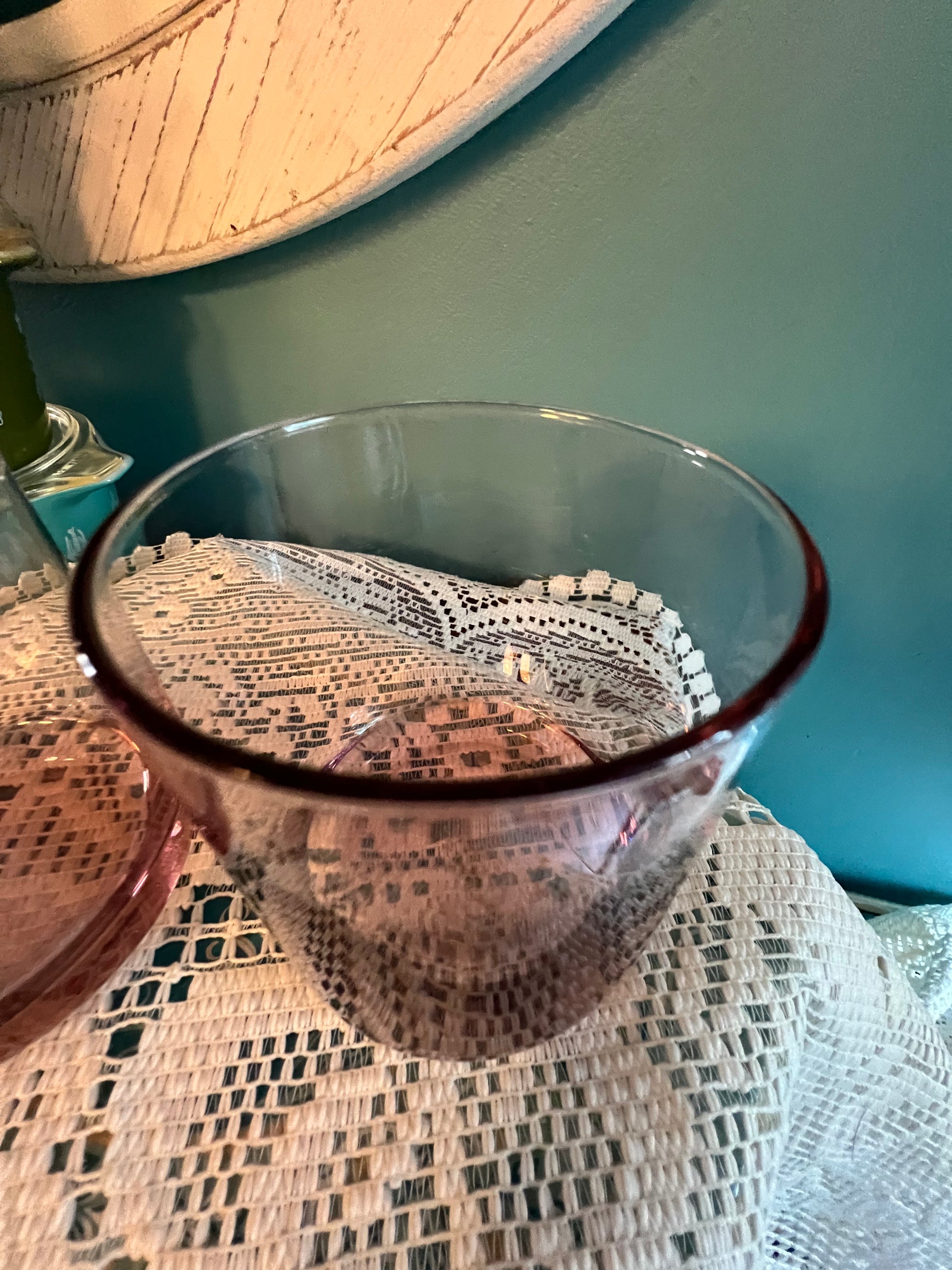 Retro Libbey Metropolitan Plum barware for cocktails