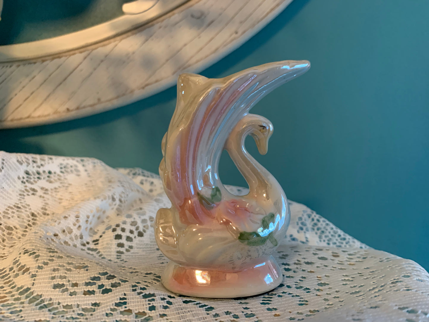Collectible swan home accents