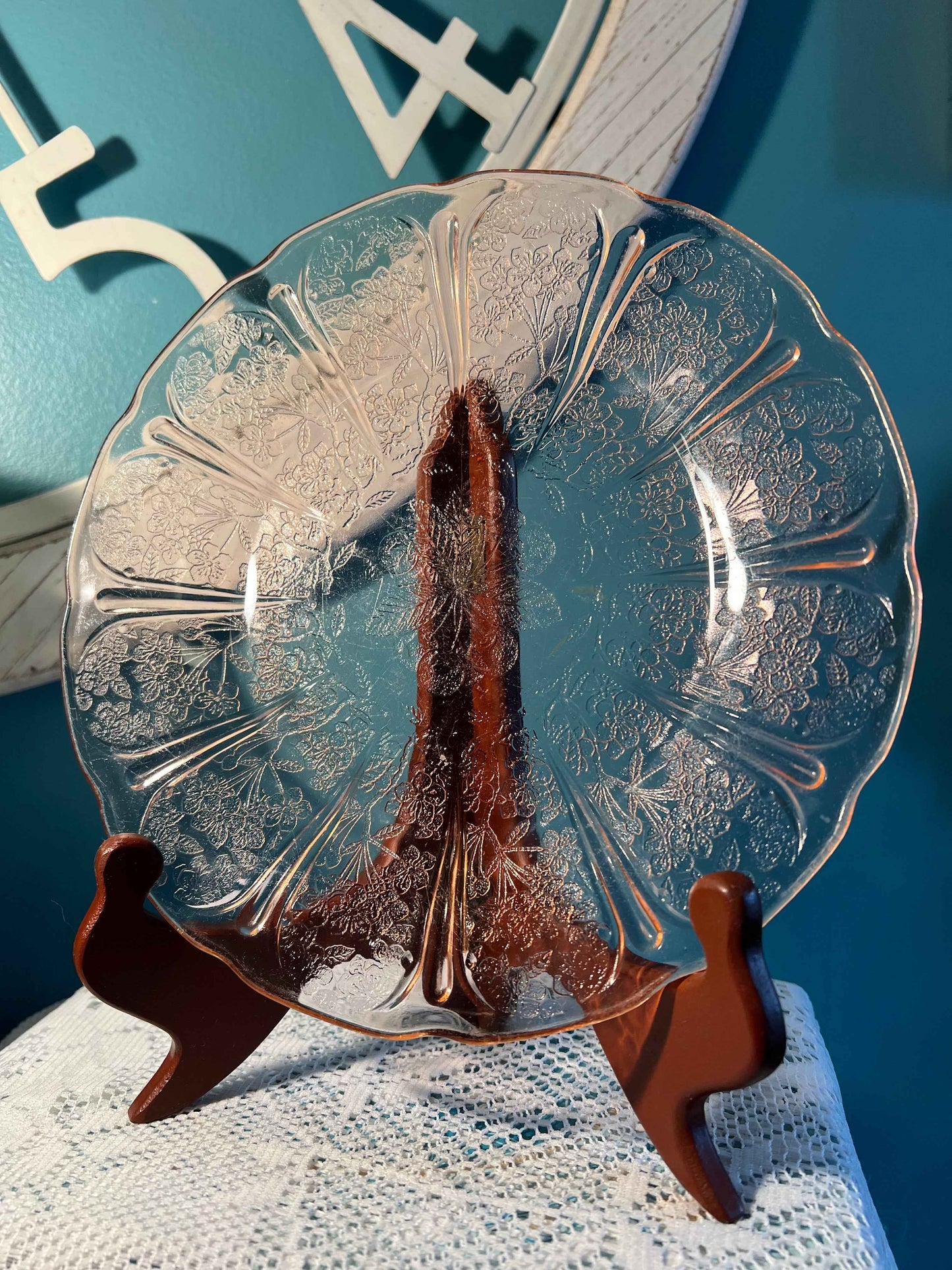 American Sweetheart Pink Dinner Plate | MacBeth-Evans | 10" | Depression Glass