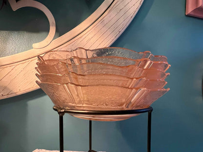 American Sweetheart Pink Cereal Bowl | MacBeth-Evans | Vintage Glassware