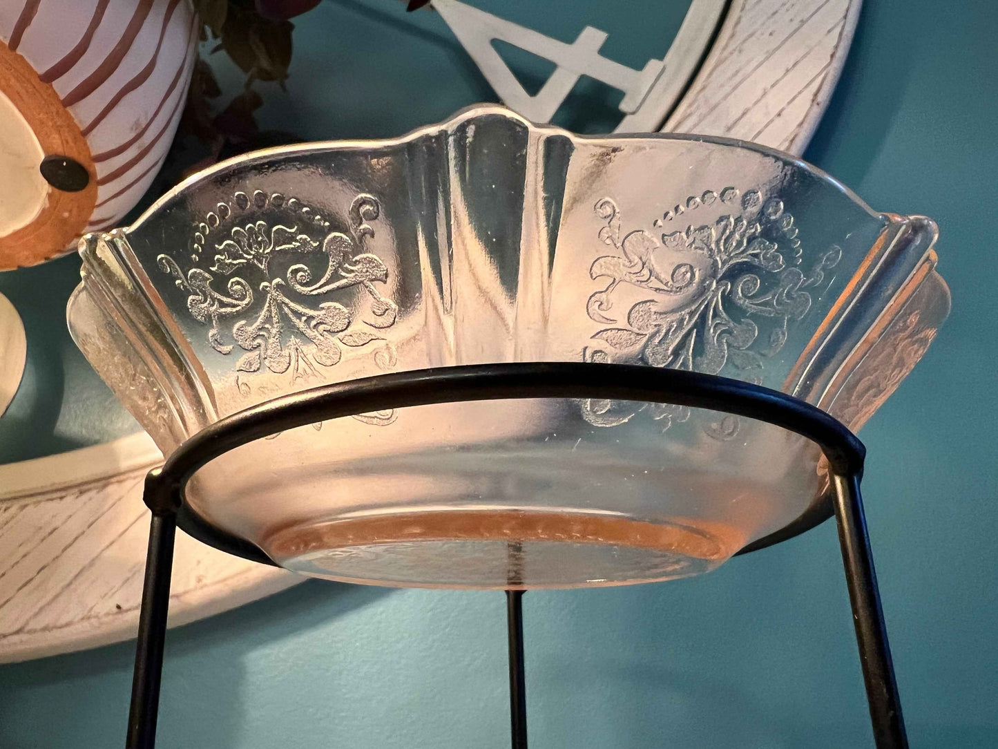 American Sweetheart Pink Cereal Bowl | MacBeth-Evans | Vintage Glassware