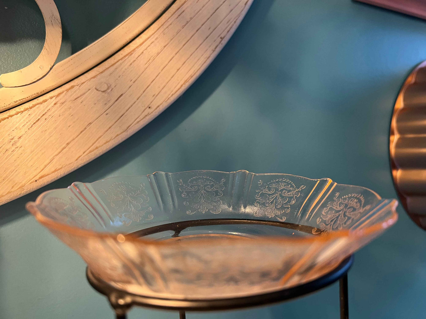 American Sweetheart Pink Cereal Bowl | MacBeth-Evans | Vintage Glassware