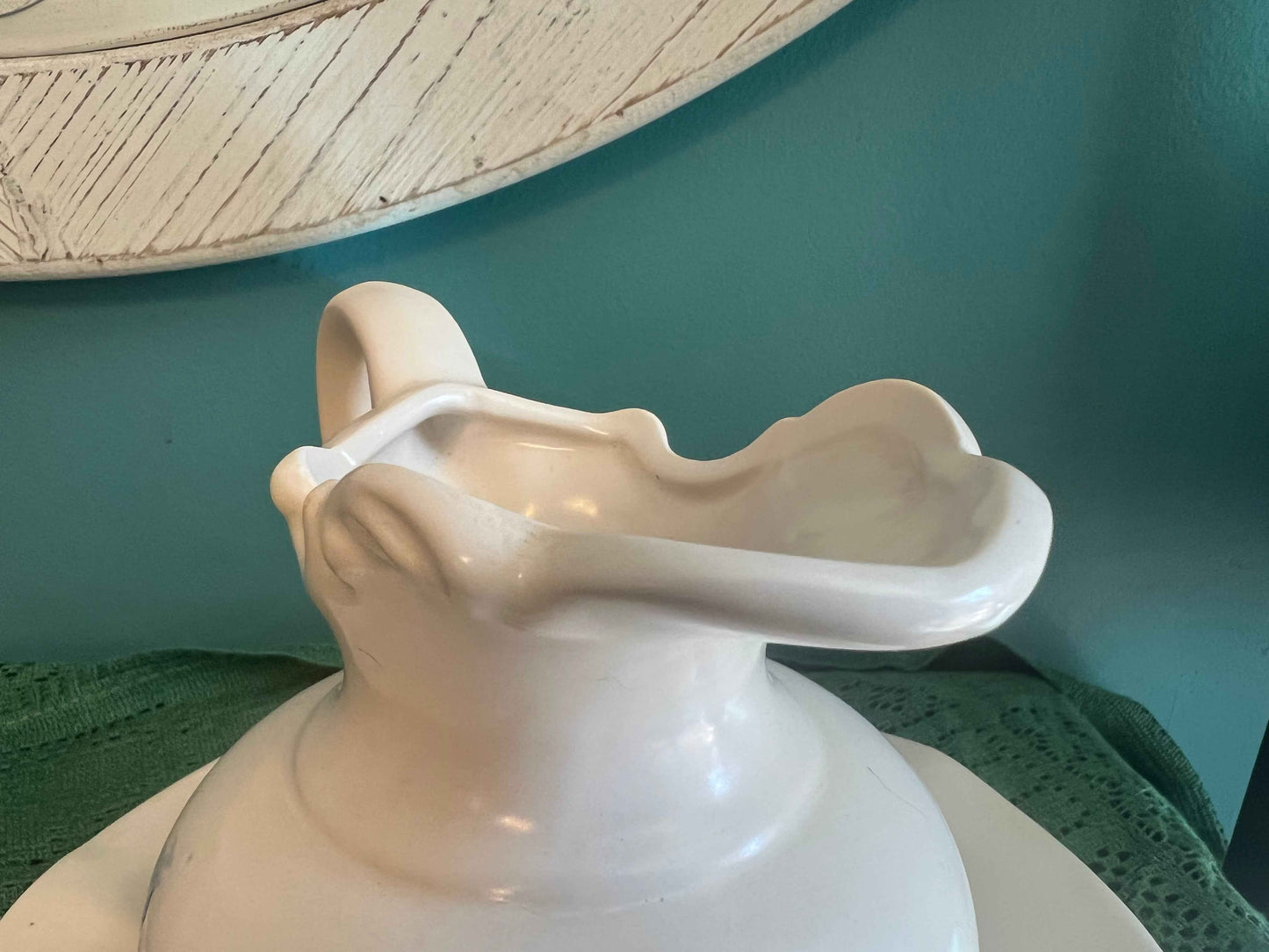 Vintage McCoy Pottery Windmill Pitcher & Wash Basin Set | Vintage Pottery