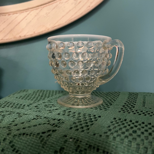 Anchor Hocking moonstone sugar bowl