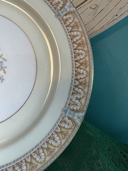 Noritake Claire Dinner Plates (Pattern 657) | Set of 4 Vintage Porcelain China