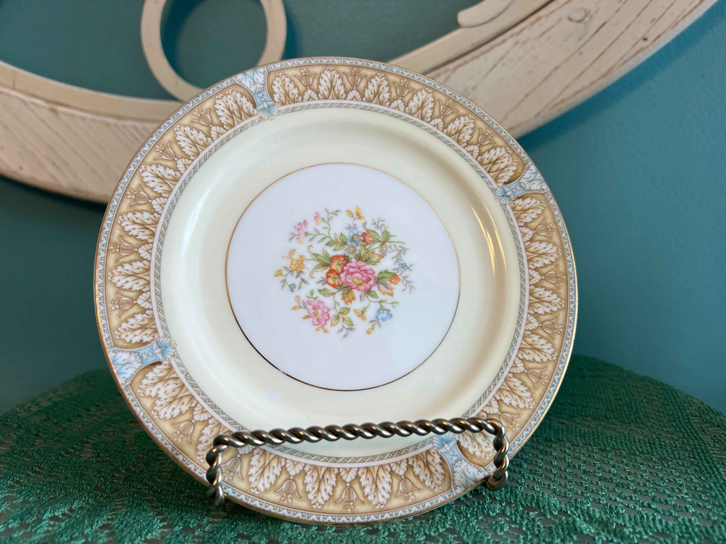 Noritake Claire Bread Plates (Pattern 657) | Set of 4 Vintage Porcelain China