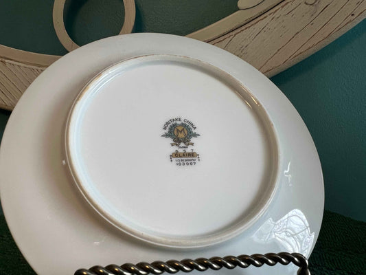 Noritake Claire Bread Plates (Pattern 657) | Set of 4 Vintage Porcelain China