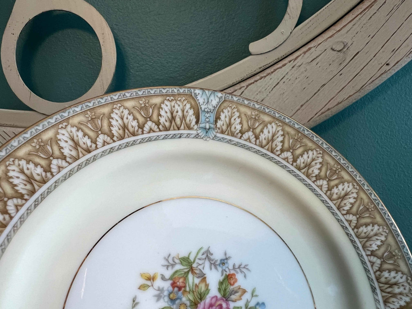 Noritake Claire Bread Plates (Pattern 657) | Set of 4 Vintage Porcelain China