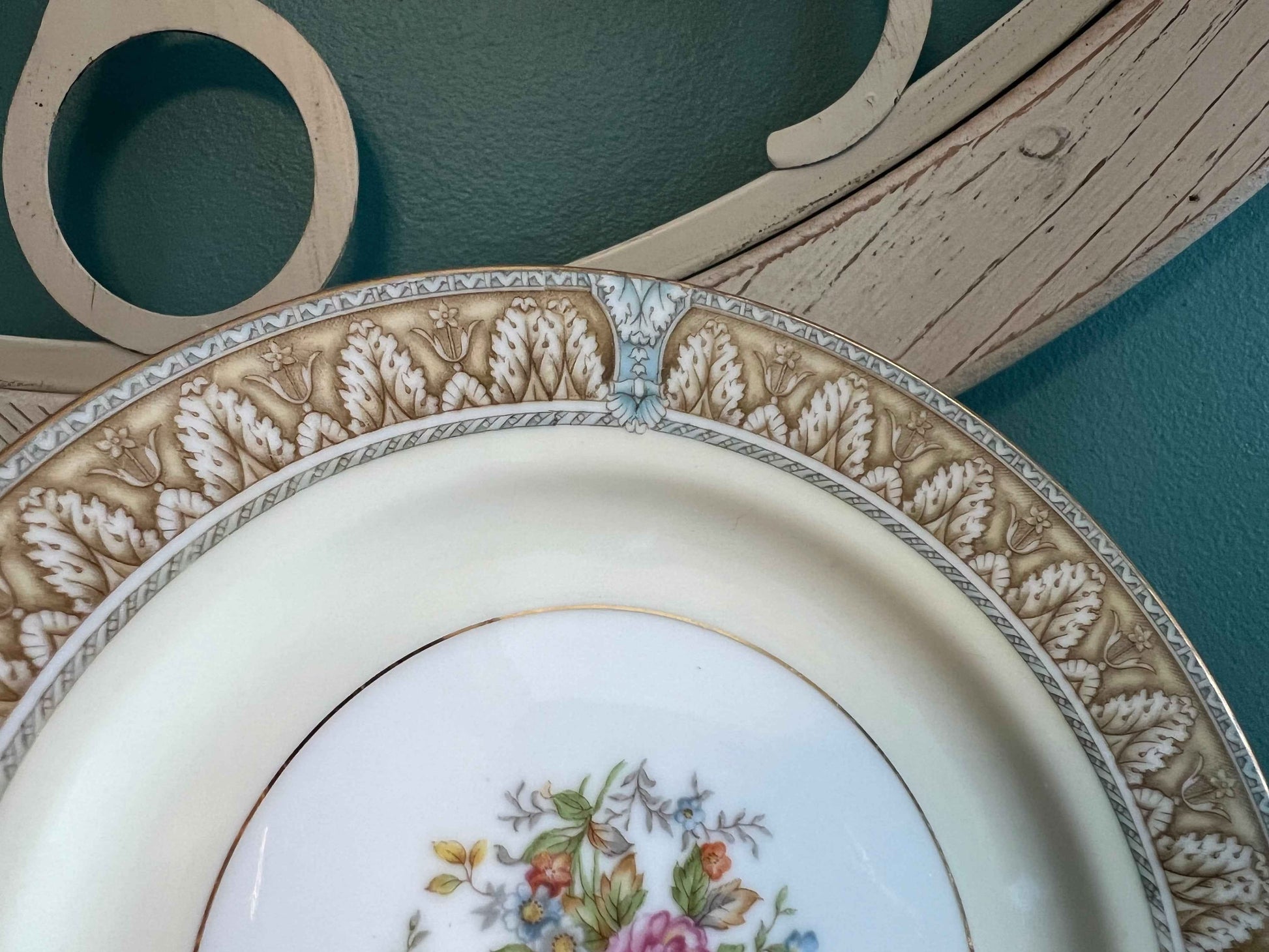 Noritake Claire Bread Plates (Pattern 657) | Set of 4 Vintage Porcelain China