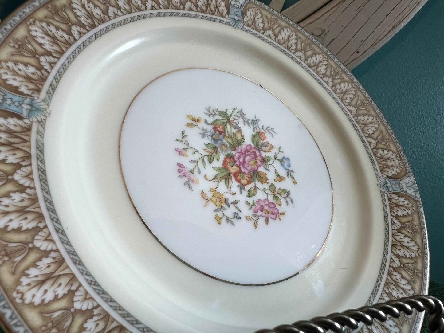 Noritake Claire Bread Plates (Pattern 657) | Set of 4 Vintage Porcelain China