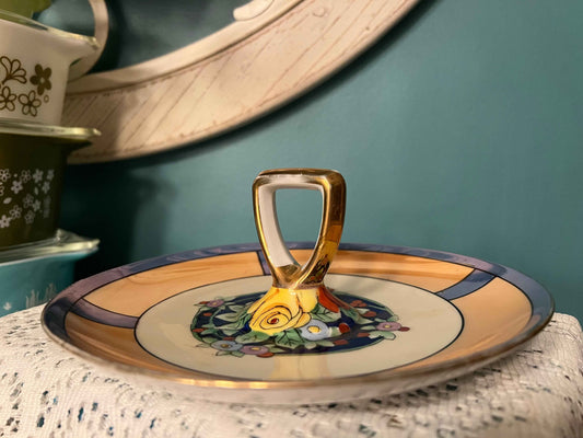 Vintage Noritake Lusterware Tidbit Serving Dish | Collectible Tableware