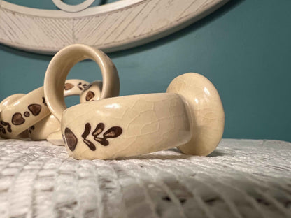 Vintage Pfaltzgraff Village Napkin Rings - Set of 7 | Vintage Tableware