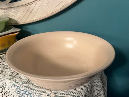 1980s Pfaltzgraff stoneware floral serving dish