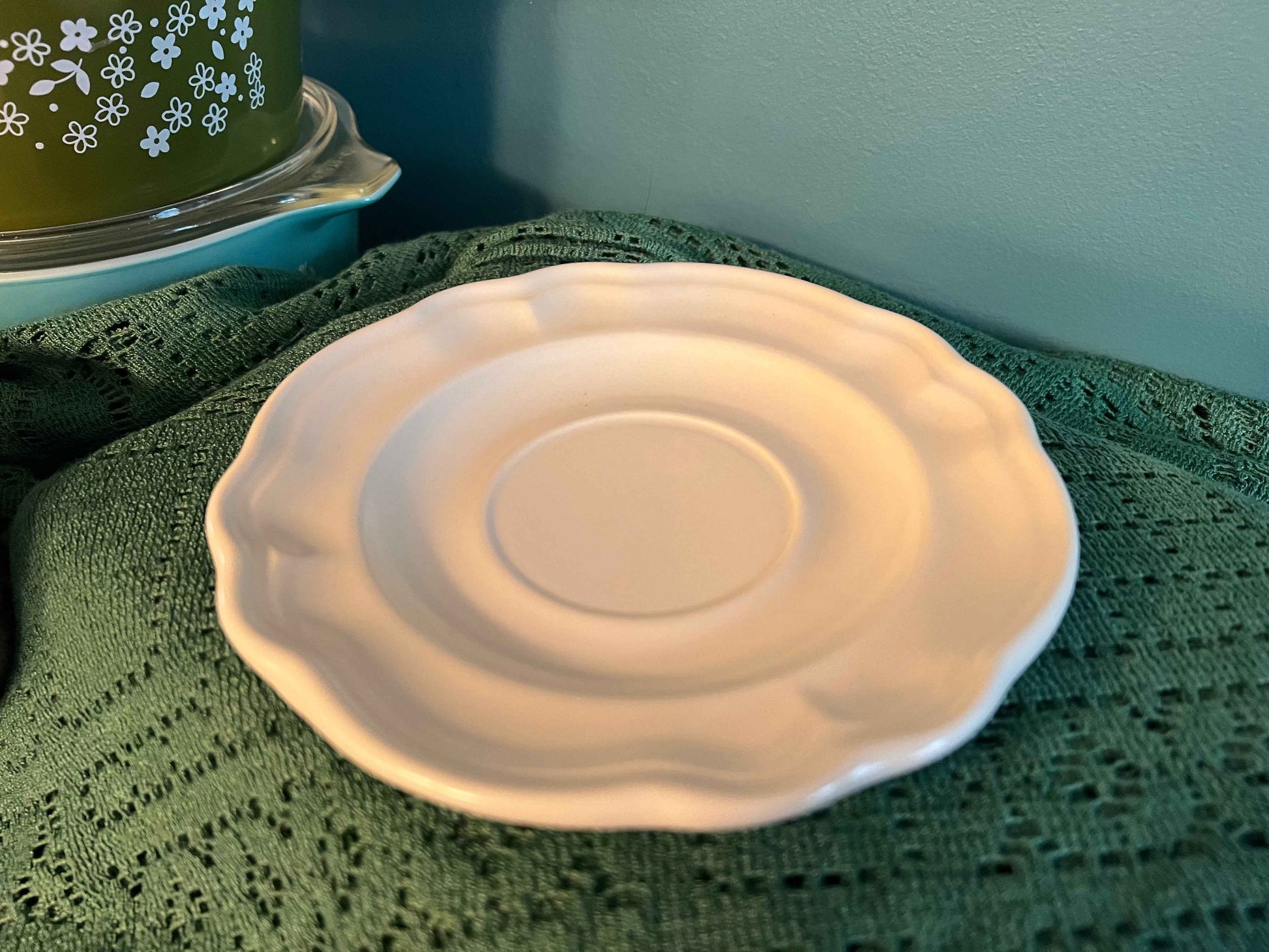 Graff Tea Pfaltzgraff Tea Rose Flat Cup & Saucer – Collectible – Dusty Treasures