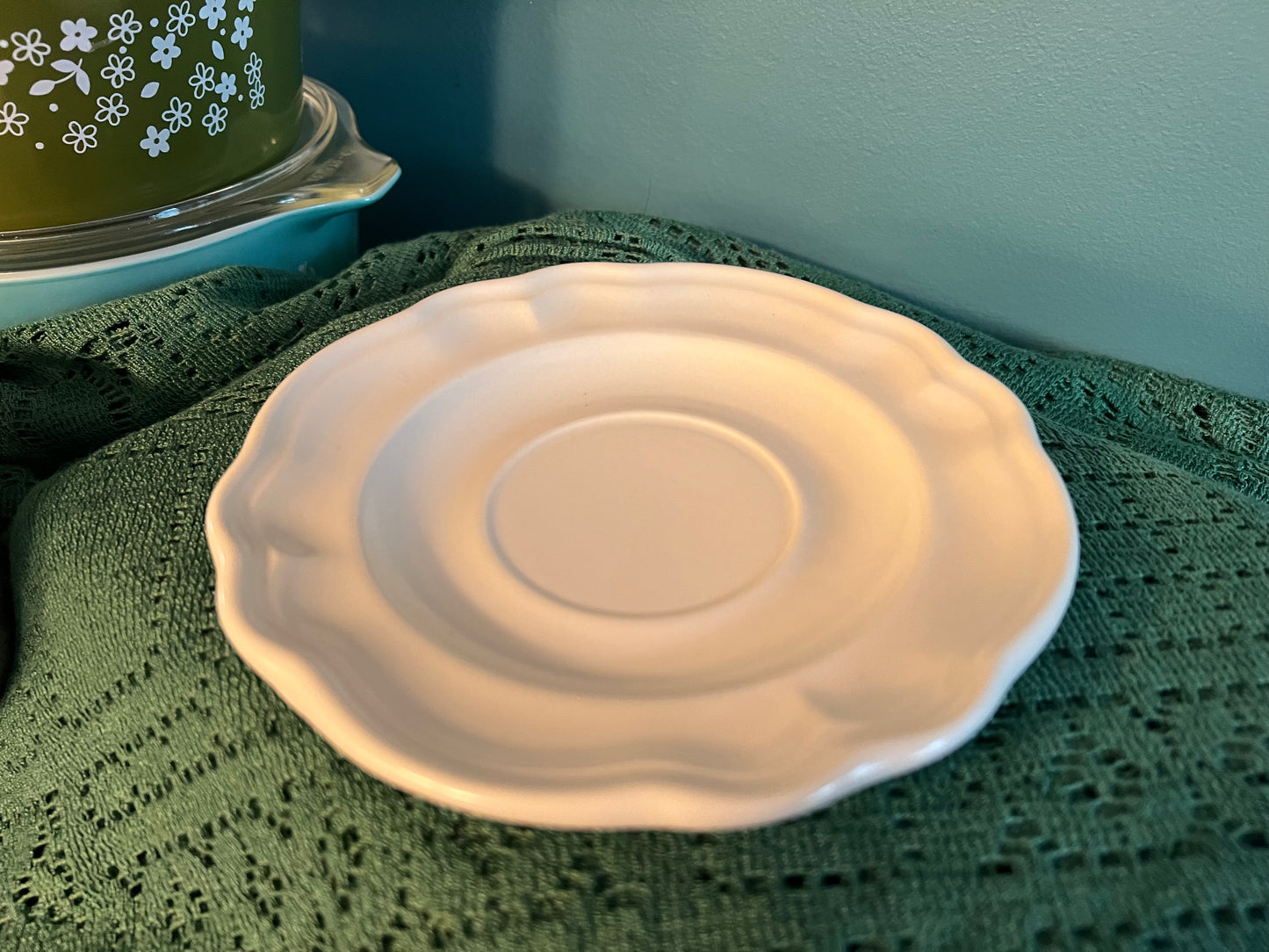 Vintage Pfaltzgraff Tea Rose cup and saucer with floral design