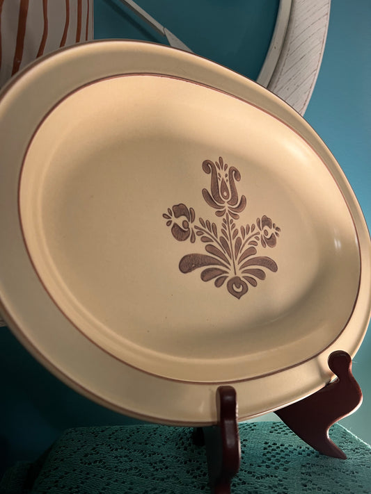 Durable Pfaltzgraff serving dish for holiday dinners or family gatherings
