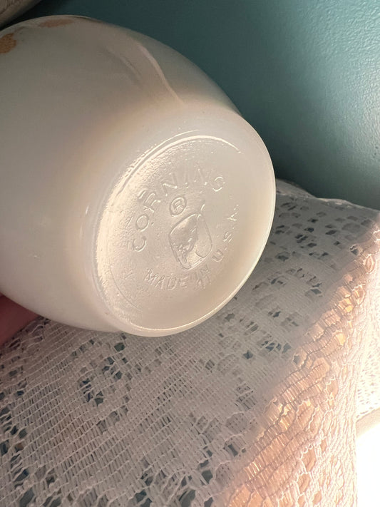 Vintage Corning Corelle Butterfly Gold sugar bowl with lid