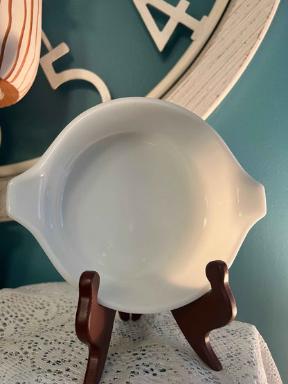 Pyrex White Milk Glass Casserole Dish #471 | 1 Pint | Vintage Kitchenware