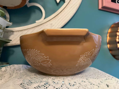 Vintage Pyrex Woodland Brown Cinderella Mixing Bowl | 2.5 L | Vintage Kitchenware
