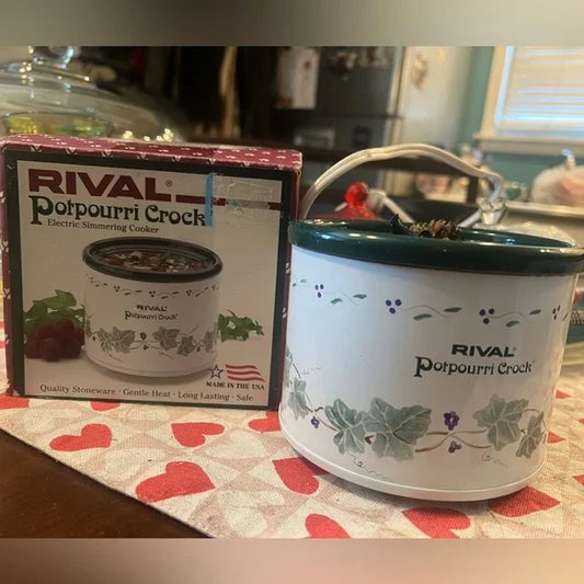 Vintage Rival electric potpourri crock