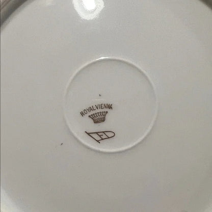 Elegant hand-painted plate for display or special occasion