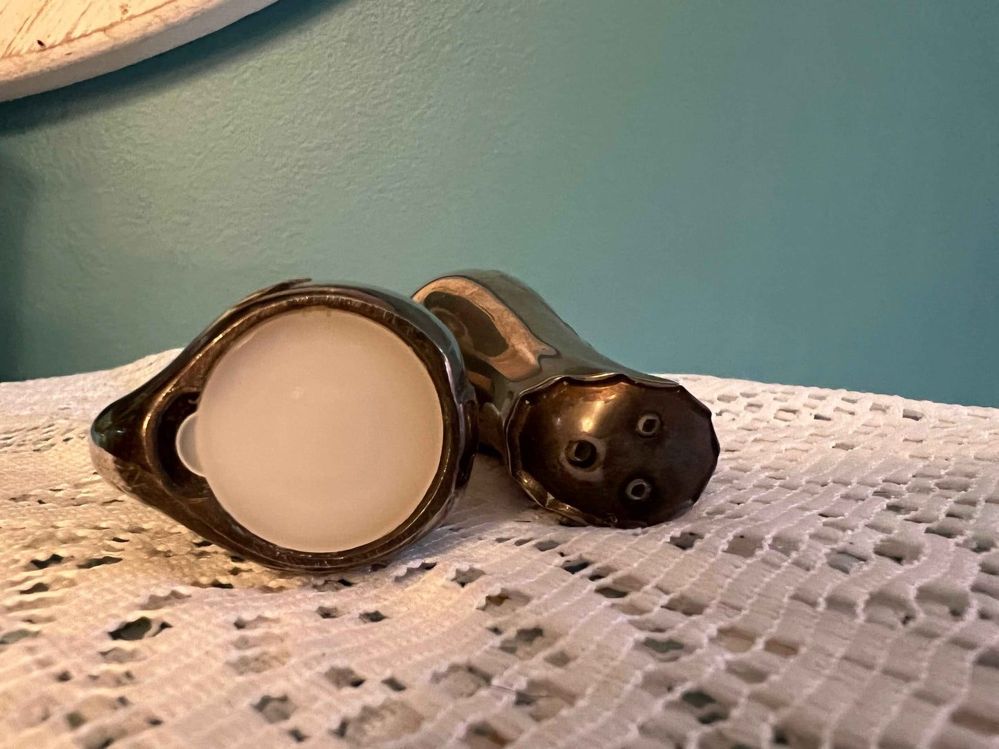 Vintage Silver Plated Swan Salt & Pepper Shakers | 2.5" Set of 2 | Collectible Tableware