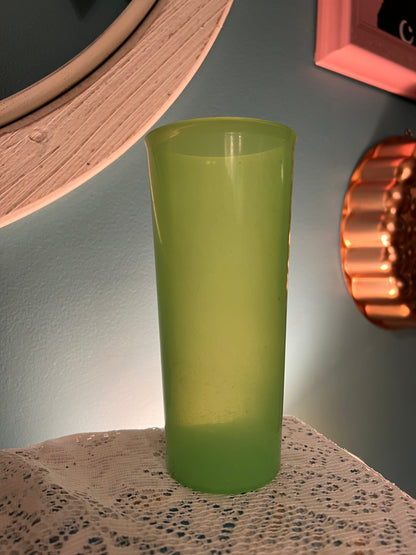 Collectible vintage Tupperware plastic tumblers for home or display