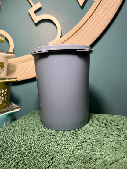 Vintage Blue Tupperware Servalier Canister #811 | Country Blue Storage
