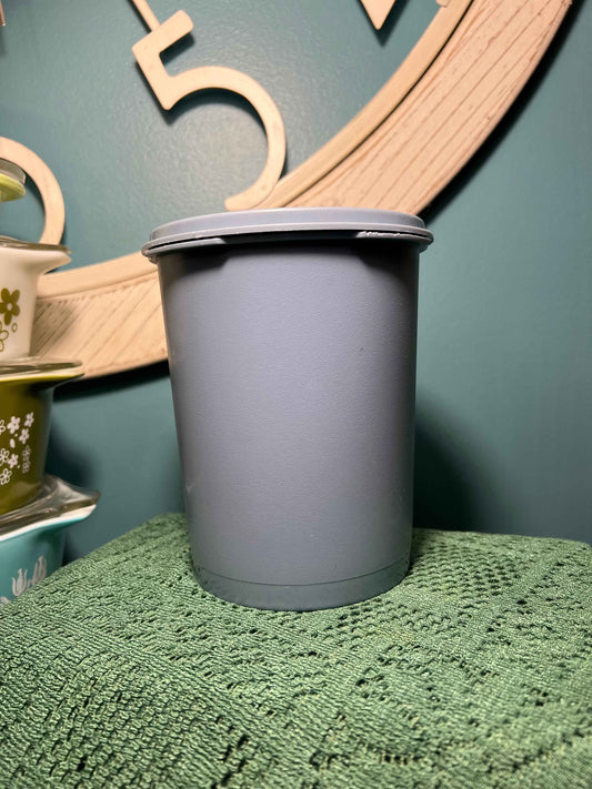 Vintage Blue Tupperware Servalier Canister #811 | Country Blue Storage
