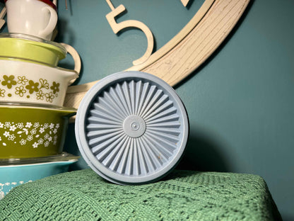 Vintage Blue Tupperware Servalier Canister #811 | Country Blue Storage